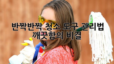 ✨ 반짝반짝 청소 도구 관리법: 깨끗함의 비결 🤫